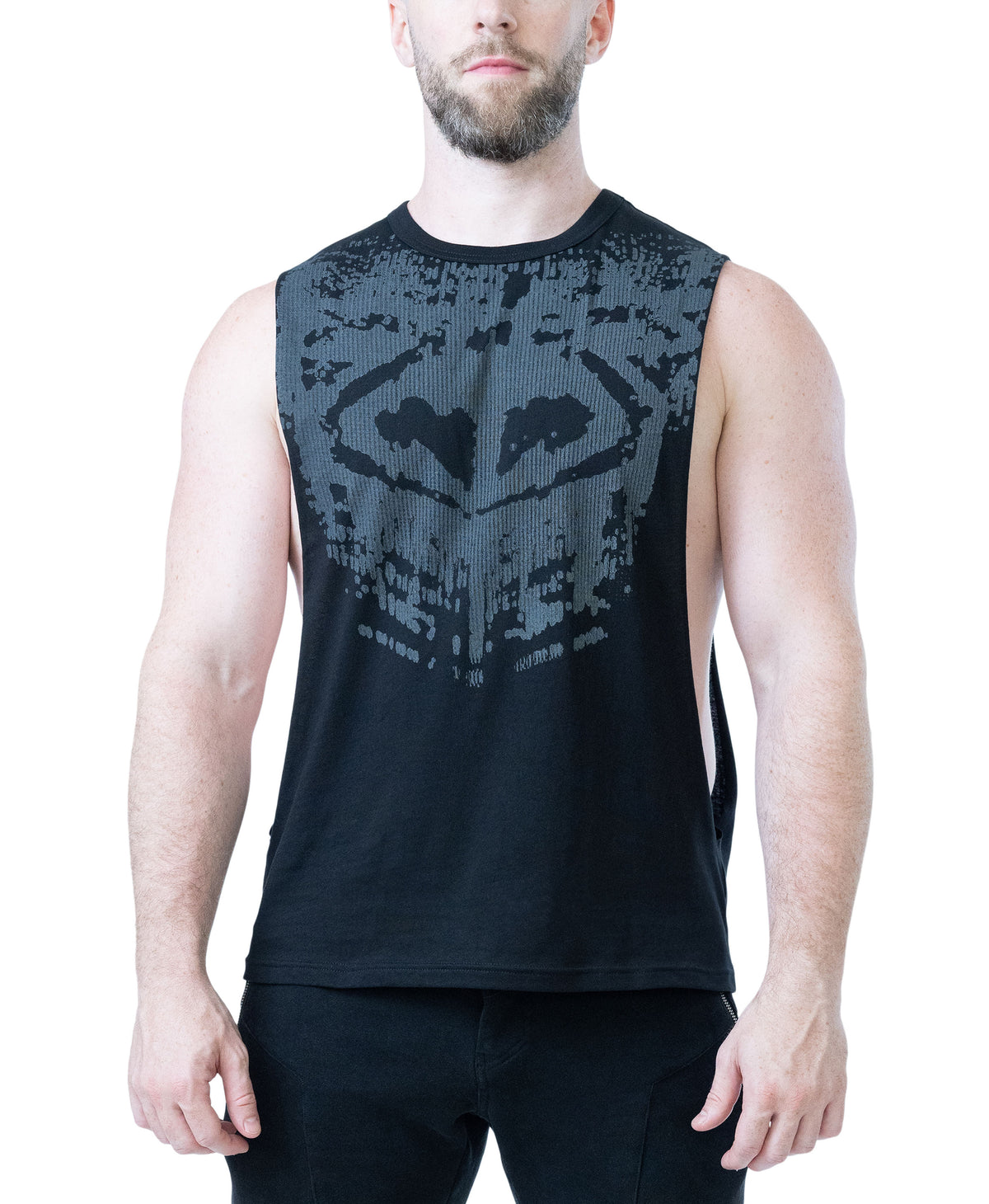 NASTY PIG CHAOS SHREDDER TANK TOP - BLACK