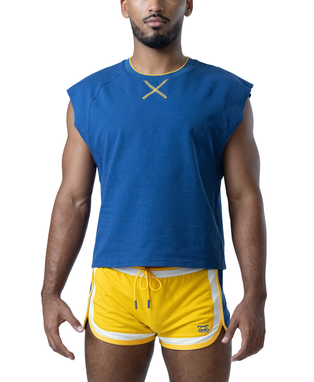 NASTY PIG DEADLIFT SLEEVELESS SHIRT - CADET BLUE