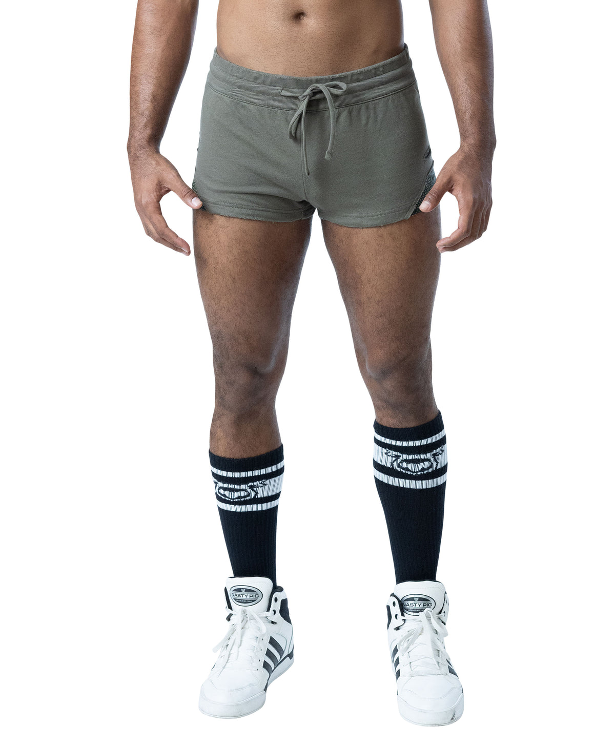NASTY PIG SHRED TRUNK SHORT - ARMY GREEN