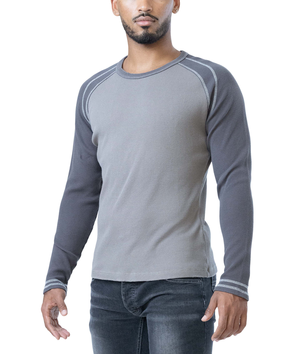 NASTY PIG THERMO LONG SLEEVE - SHARK GREY/FOSSIL GREY