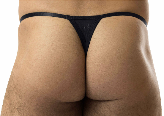 NASTY PIG ADONIS THONG - BLACK/BLACK - XL