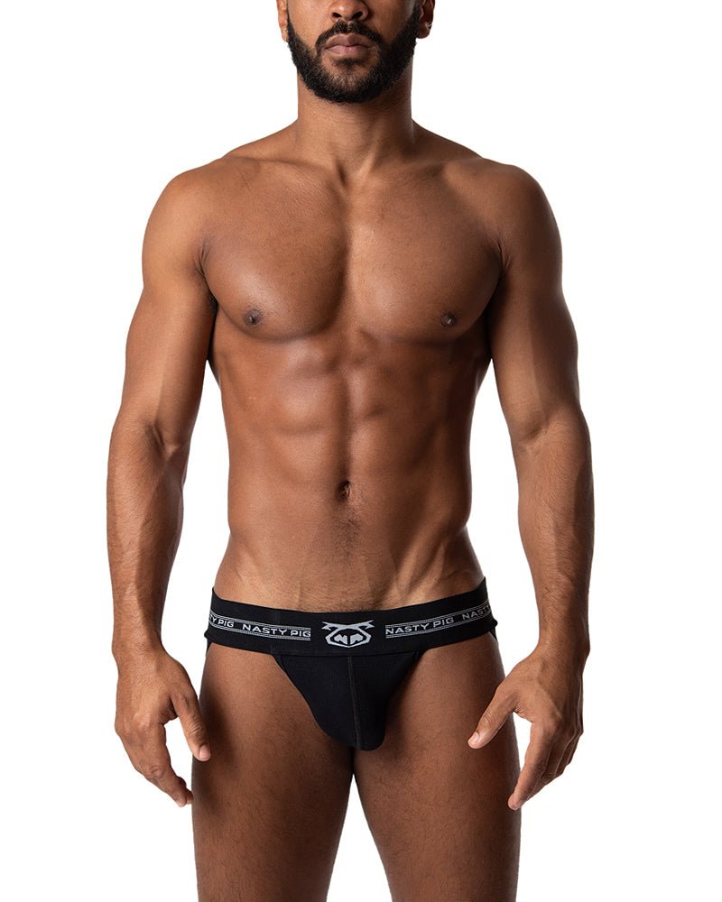 NASTY PIG CORE JOCK STRAP - BLACK/GREY