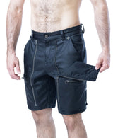 NASTY PIG CHAOS RUGBY SHORT - BLACK