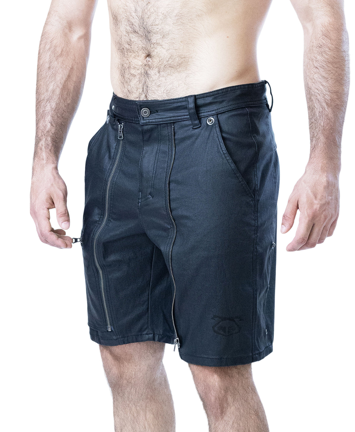 NASTY PIG CHAOS RUGBY SHORT - BLACK