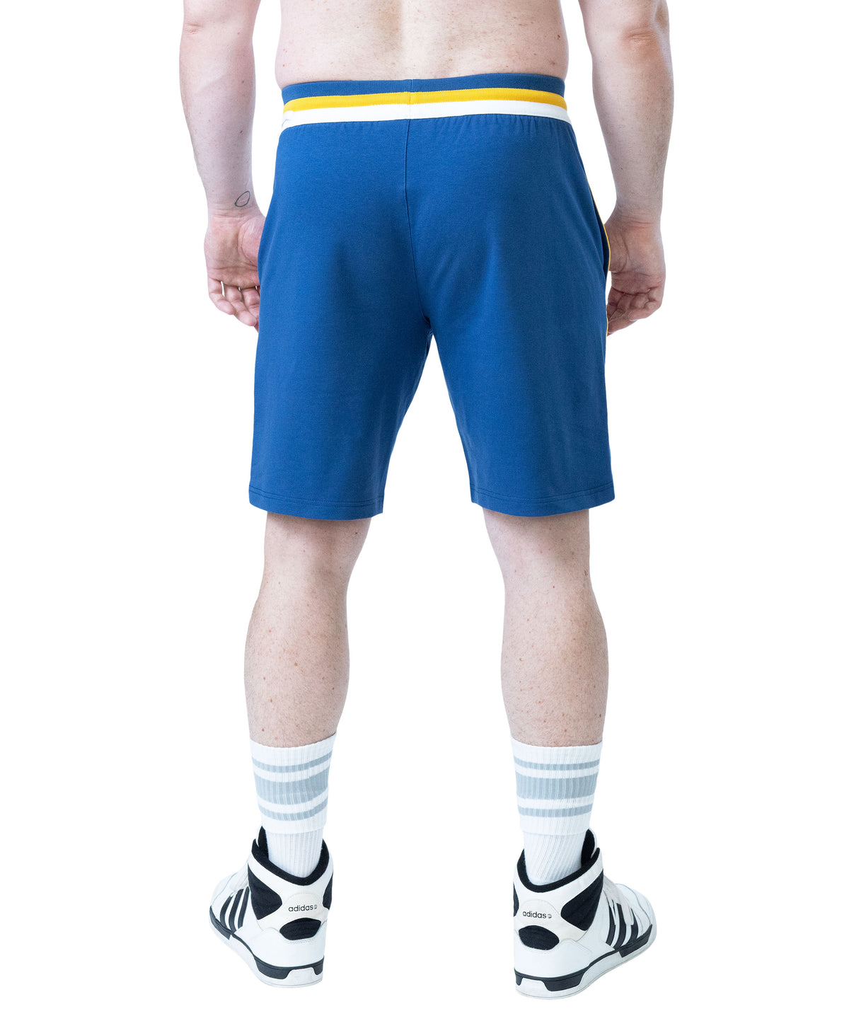 NASTY PIG DEADLIFT CLASSIC SHORT - CADET BLUE/GOLDENROD/WHITE
