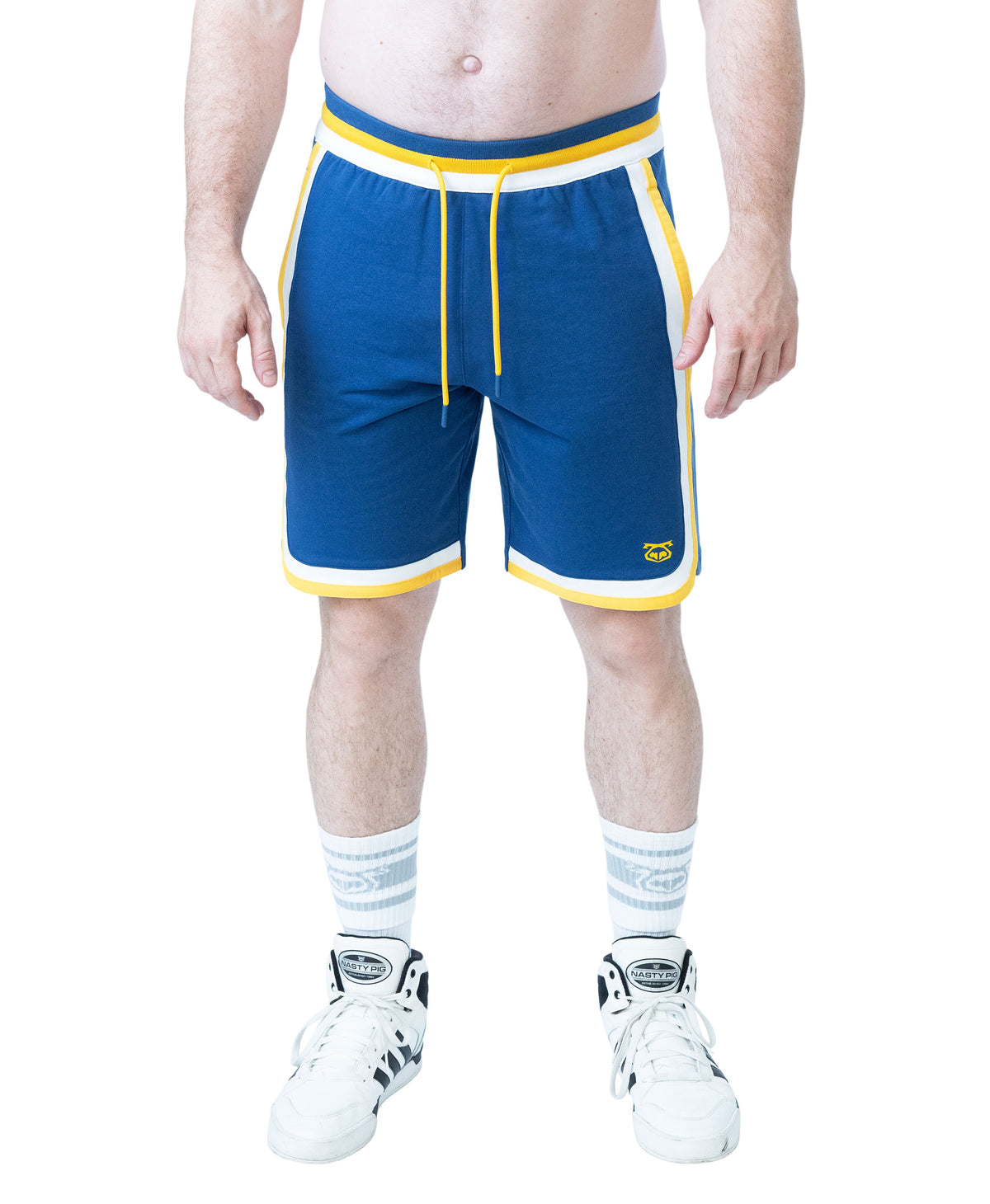 NASTY PIG DEADLIFT CLASSIC SHORT - CADET BLUE/GOLDENROD/WHITE