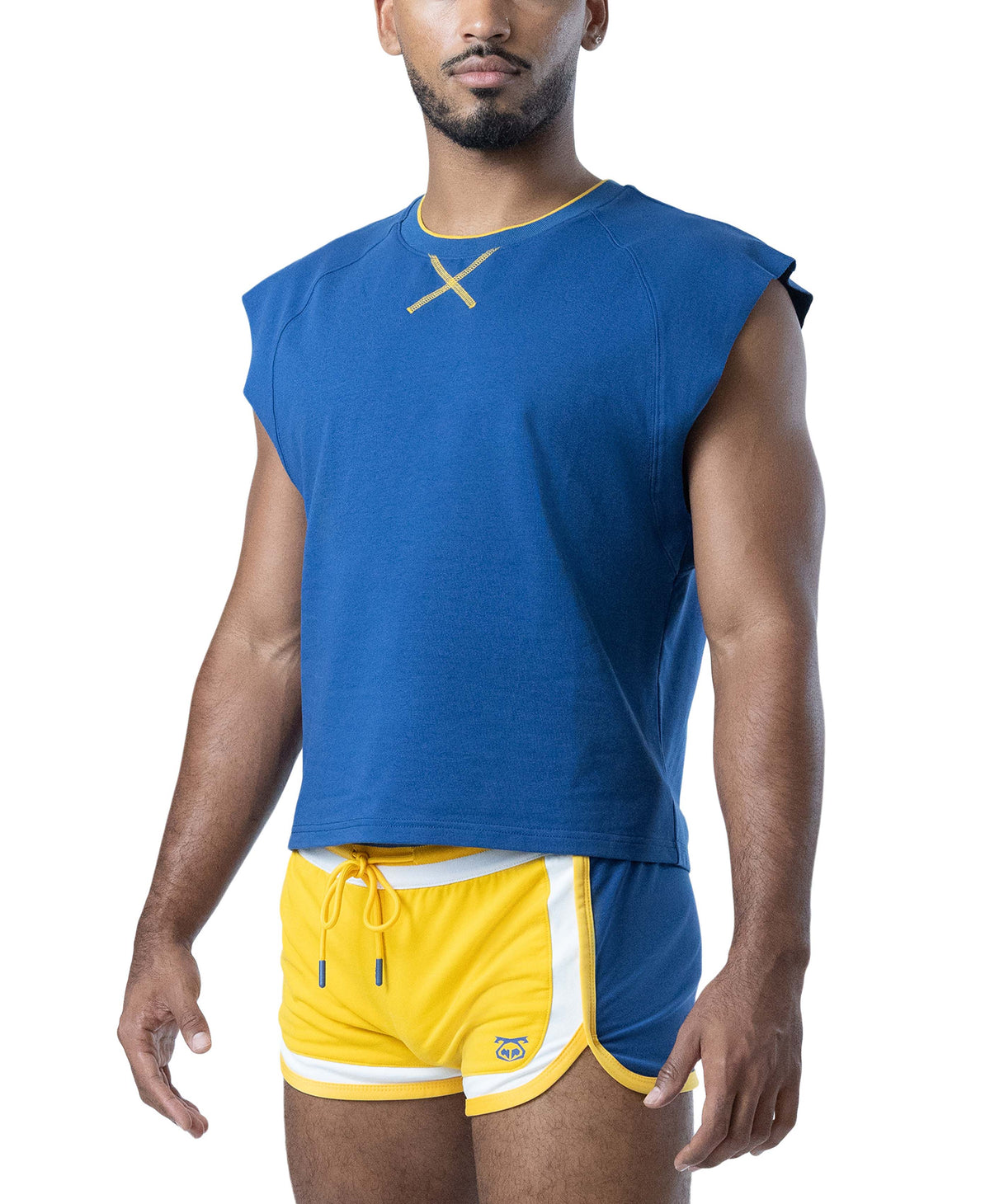 NASTY PIG DEADLIFT SLEEVELESS SHIRT - CADET BLUE