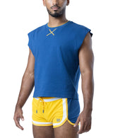 NASTY PIG DEADLIFT SLEEVELESS SHIRT - CADET BLUE