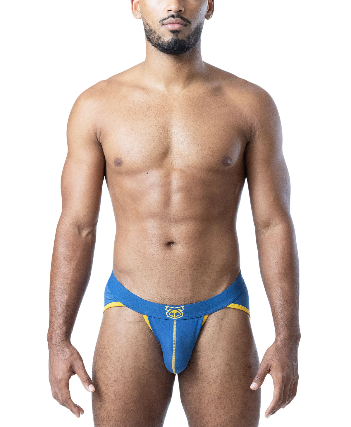 NASTY PIG DEADLIFT SPORT BRIEF - CADET BLUE/GOLDENROD