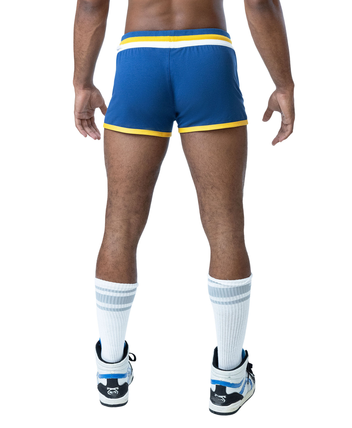 NASTY PIG DEADLIFT TRUNK SHORT - GOLDENROD/CADET BLUE/WHITE