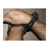 LM200191 GEARKC LEATHER HANDCUFFS