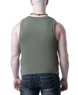 NASTY PIG SHRED TANK TOP - ARMY GREEN