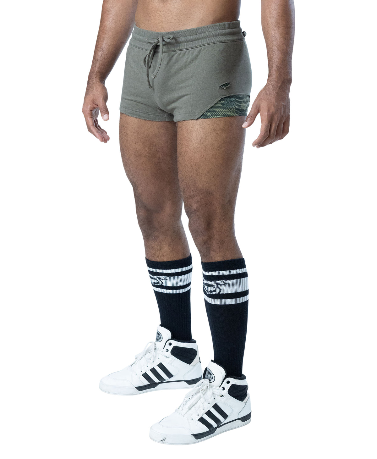 NASTY PIG SHRED TRUNK SHORT - ARMY GREEN