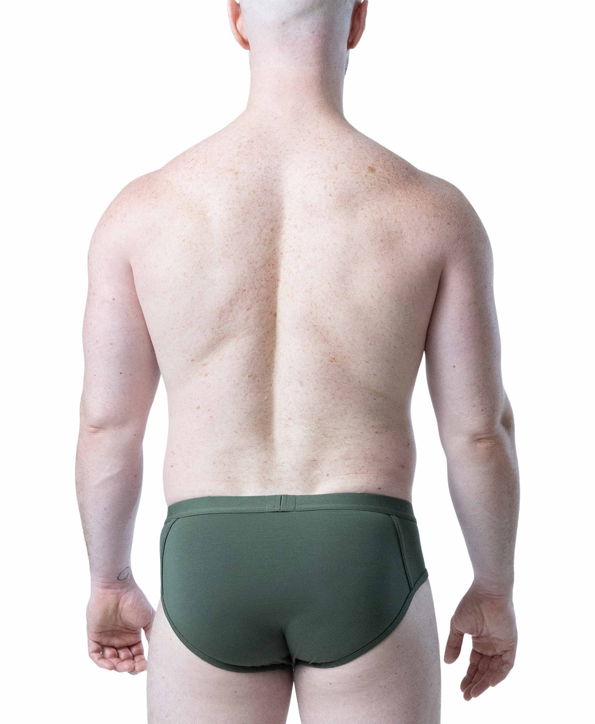 NASTY PIG SHRED Y-FRONT BRIEF - ARMY GREEN