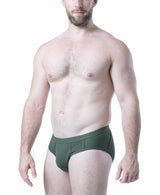NASTY PIG SHRED Y-FRONT BRIEF - ARMY GREEN