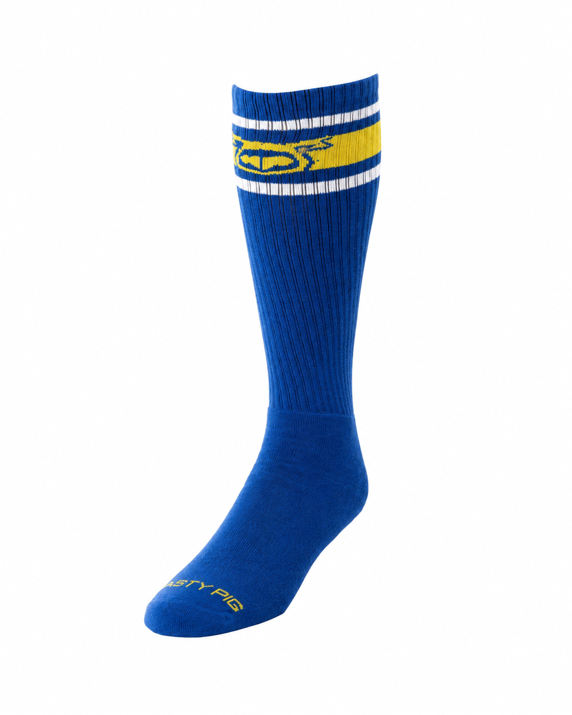 NASTY PIG HOOK'D UP SPORT SOCK 3.0 - CADET BLUE/GOLDENROD/WHITE - OSFA