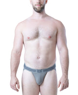 NASTY PIG THERMO JOCK STRAP - SHARK GREY/FOSSIL GREY