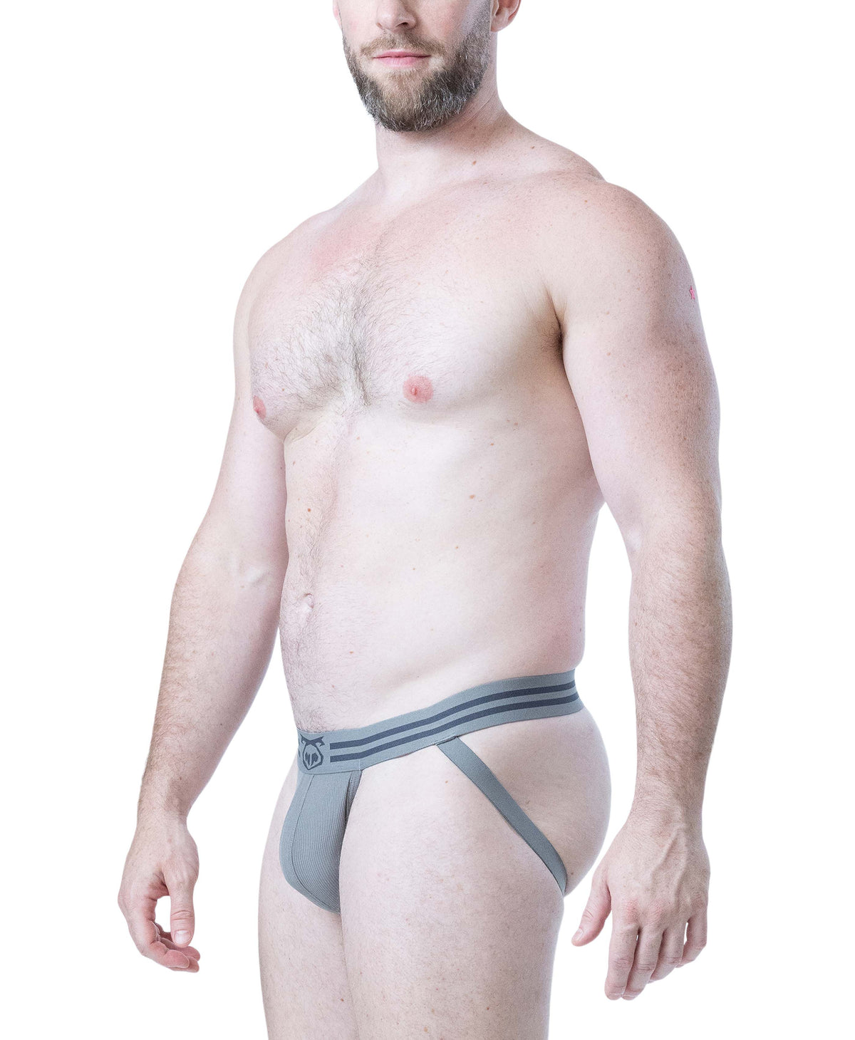 NASTY PIG THERMO JOCK STRAP - SHARK GREY/FOSSIL GREY
