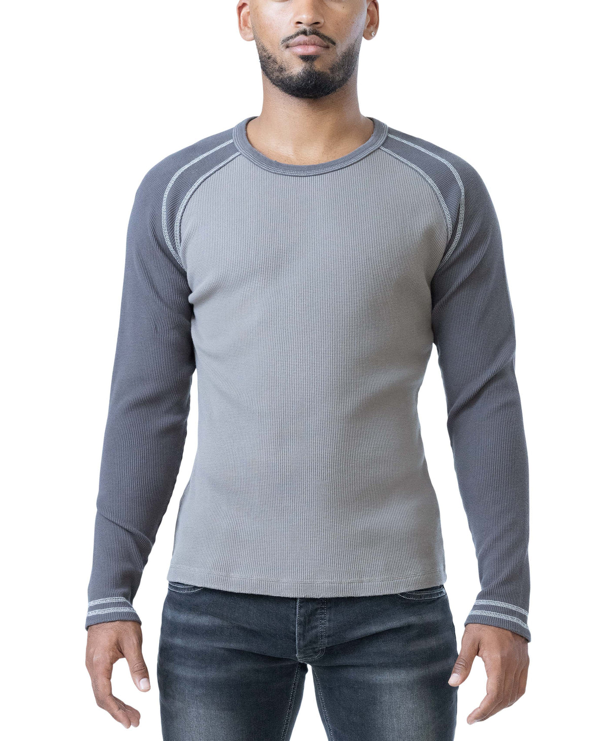 NASTY PIG THERMO LONG SLEEVE - SHARK GREY/FOSSIL GREY