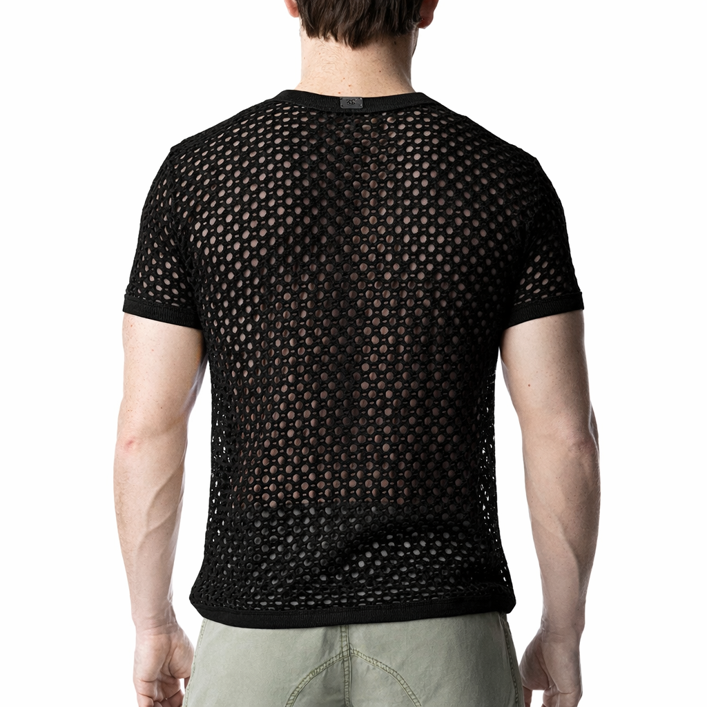 NASTY PIG BARE KNIT SHIRT - BLACK