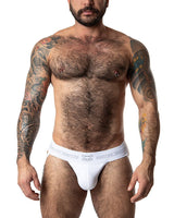 NASTY PIG CORE JOCK STRAP - WHITE/GREY